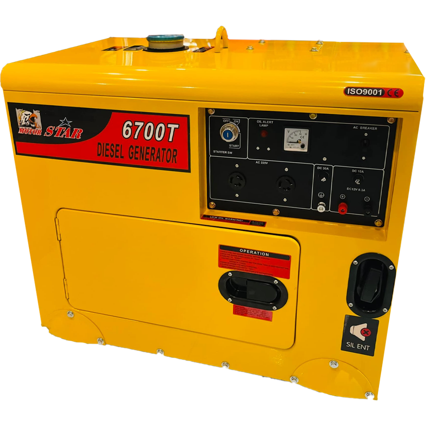 MT Motorstar MS6700T Diesel Generator 16HP (Silent Type) | Motor Star by KHM Megatools Corp.