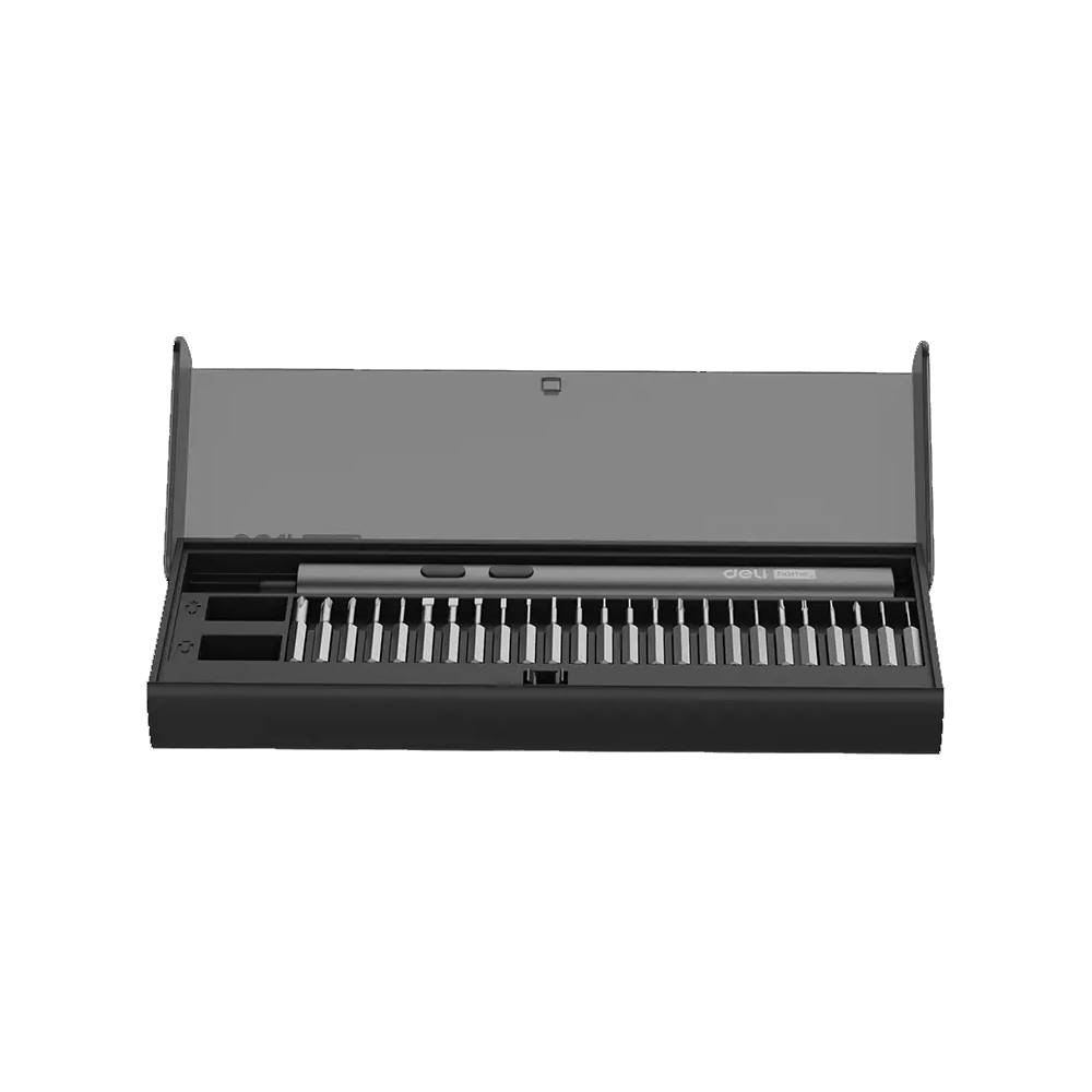 Deli EDY-DP04-1B1 Electric Precision Screwdriver Set 25pcs Cr-V Drill Bit