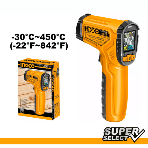 Ingco HIT0155026 Infrared Thermometer / Thermal Scanner (SS) - KHM Megatools Corp.