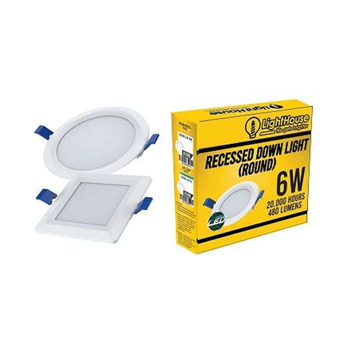 Lighthouse Recessed Downlight/Panel LED Round Daylight