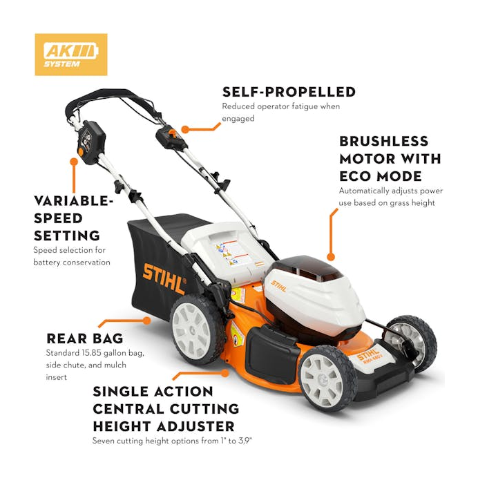 Stihl RMA 460 Cordless Lawn Mower 36V [AK] (Kit)