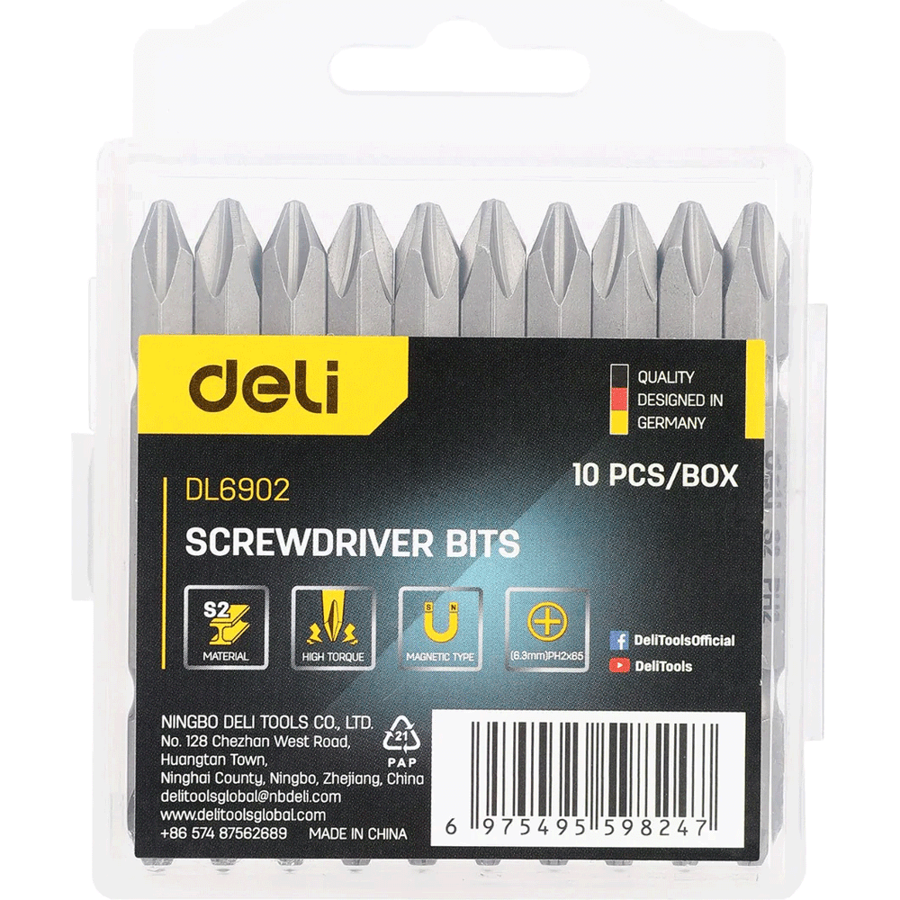 Deli EDL6902-6903 High Torque Screwdriver Bit