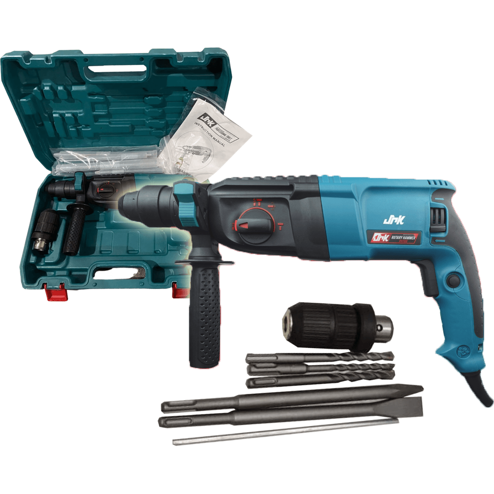 JR Kawasaki JRKRH1100 SDS-Plus Rotary Hammer 26mm 1100W - KHM Megatools Corp.