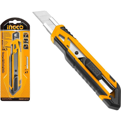 Ingco HKNS16518 Snap Off Blade Cutter Knife 18mm - KHM Megatools Corp.