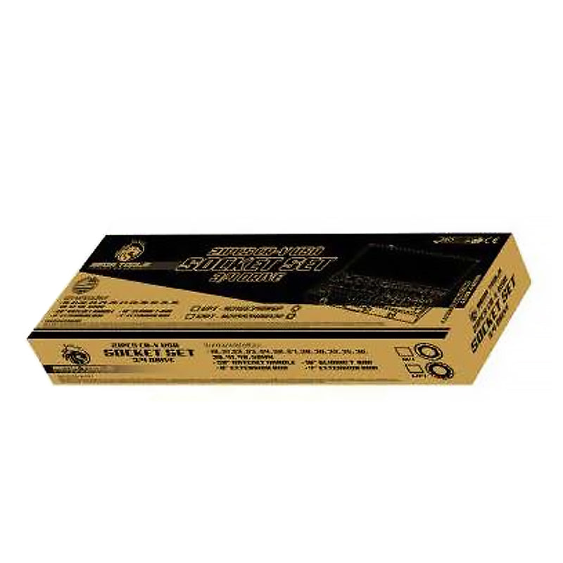 Megatools M21SS34D12P 21pcs 12-Point 3/4 Drive Socket Set
