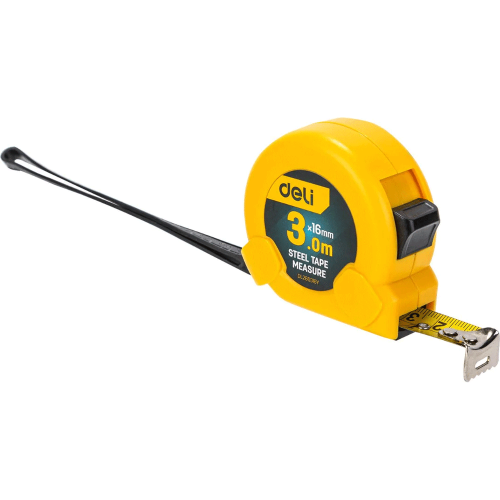 Deli EDL280316Y-280525Y Steel Tape Measure