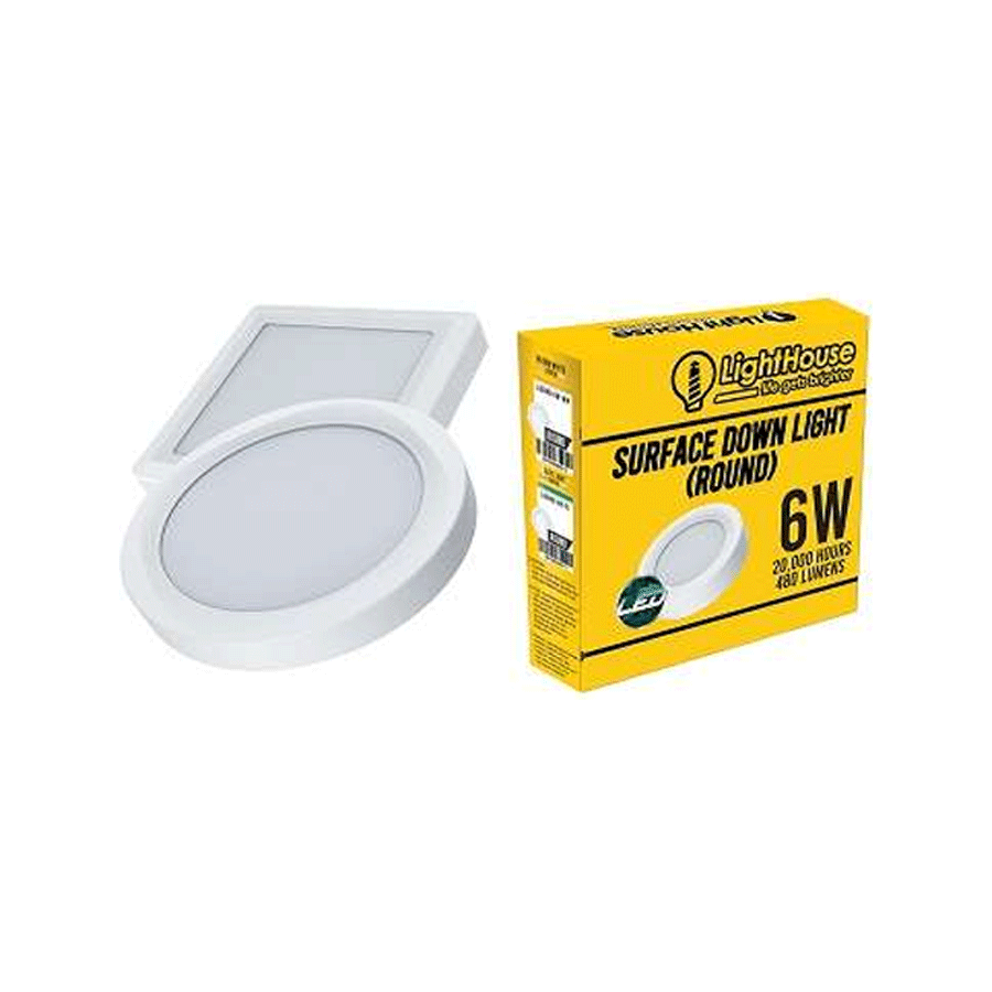 Lighthouse Surface Mounted Downlight LED Round Warm White