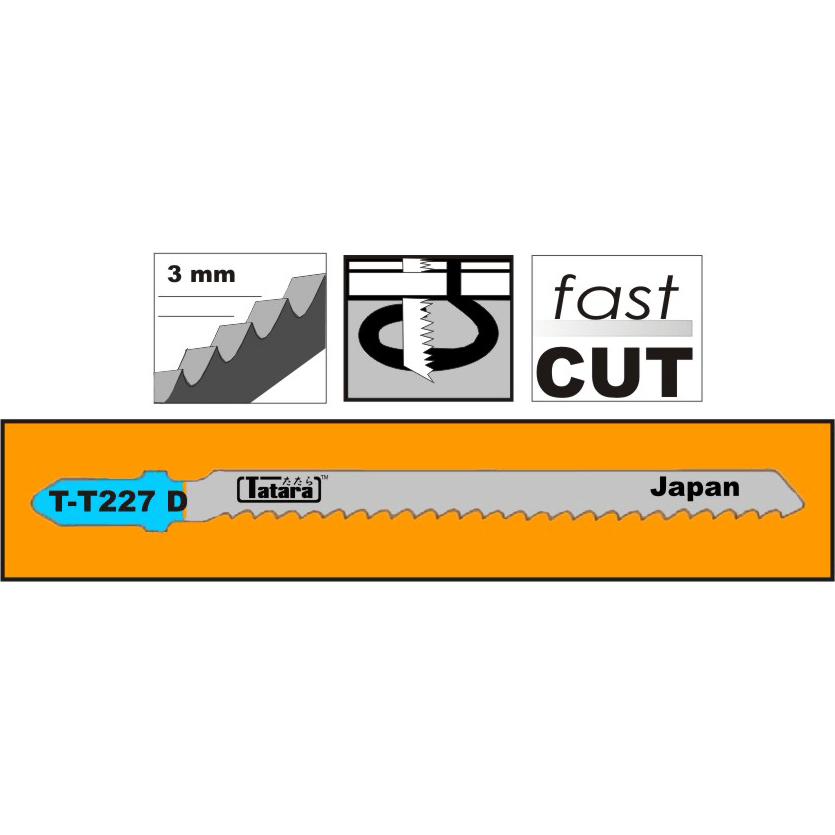 Tatara T-T227D Jigsaw Blade for Aluminum & Metal - Goldpeak Tools PH Tatara