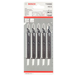 Bosch T308B Jigsaw Blade (Extra Clean for Wood) Straight Cut [2608663751] - KHM Megatools Corp.