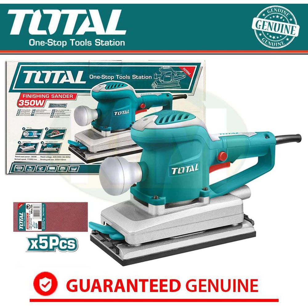 Total TF1302206 Finishing Sander 350W - KHM Megatools Corp.