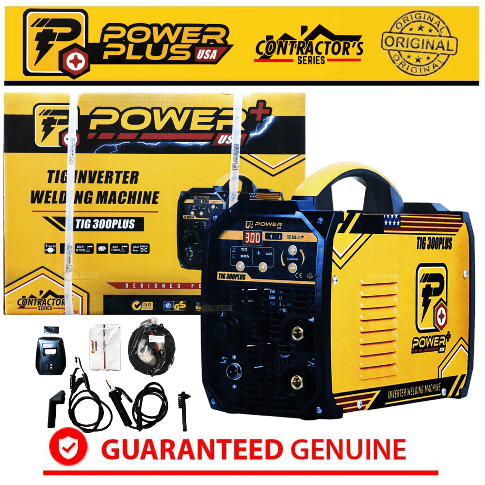 Powerplus TIG 300PLUS DC Inverter Welding Machine 2in1 TIG-ARC | Powerplus by KHM Megatools Corp.