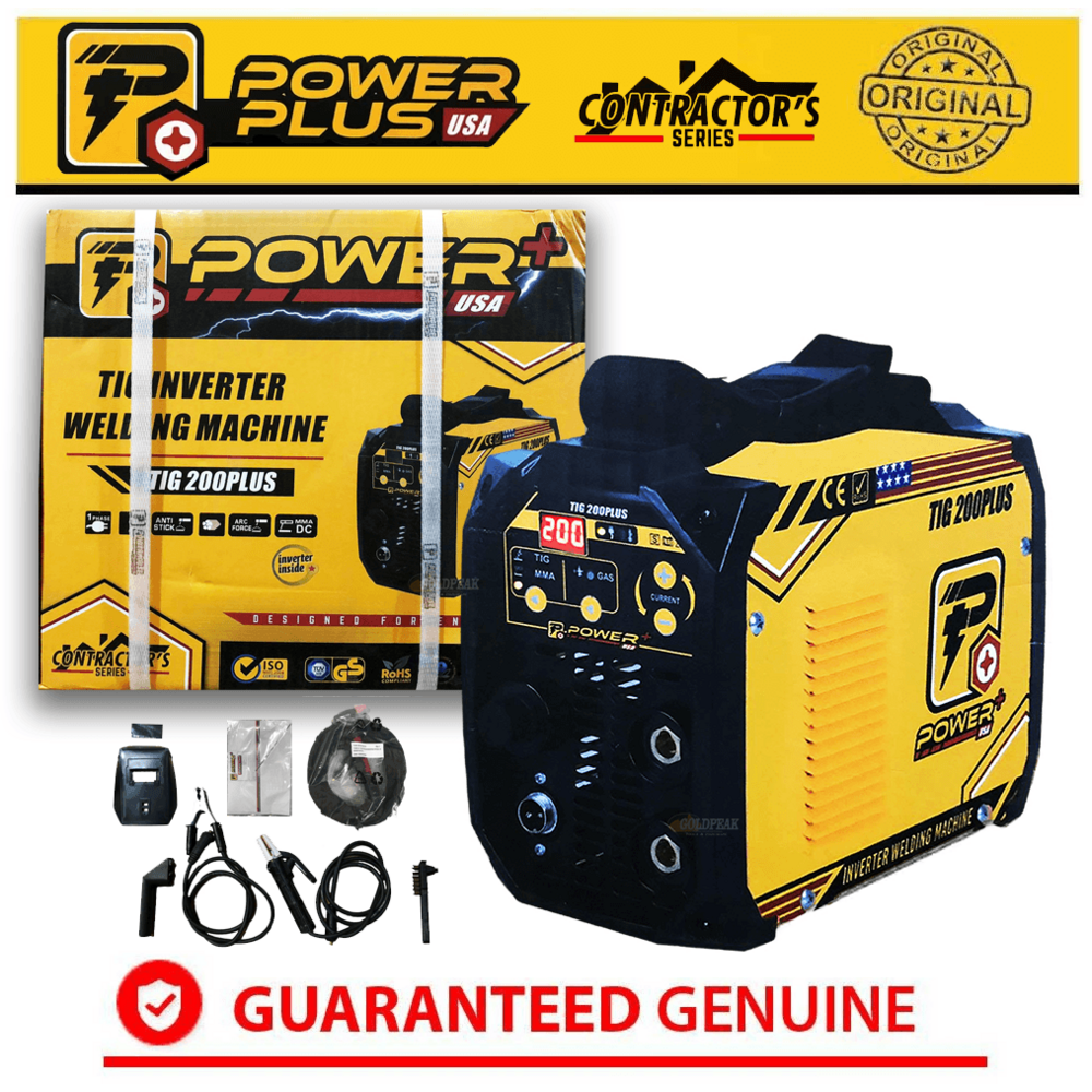 Powerplus TIG 200PLUS DC Inverter Welding Machine 2in1 TIG-ARC | Powerplus by KHM Megatools Corp.