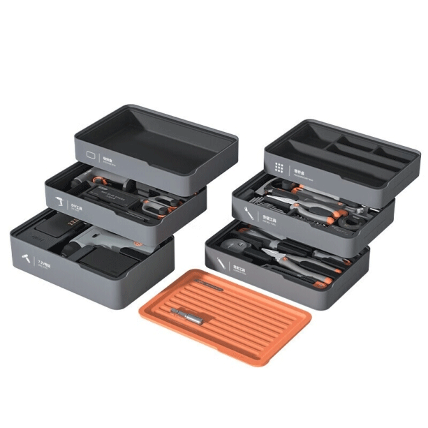 Deli H1001-ABCDEF Stackable Tool Set