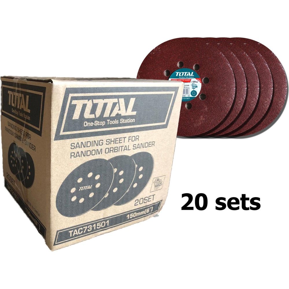 Total TAC731501 Velcro Sanding Disc 6