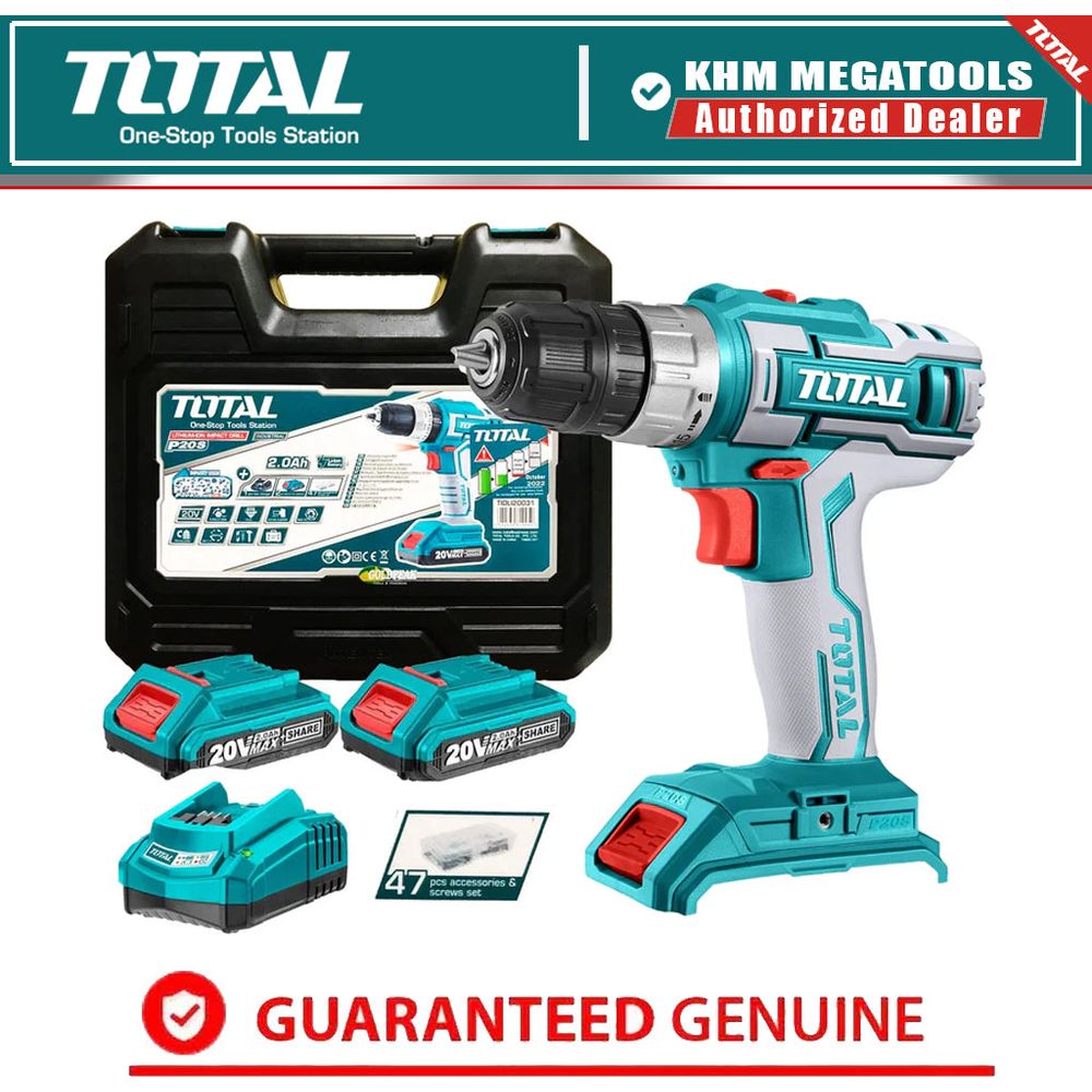 Total TIDLI20031 20V Cordless Hammer Drill