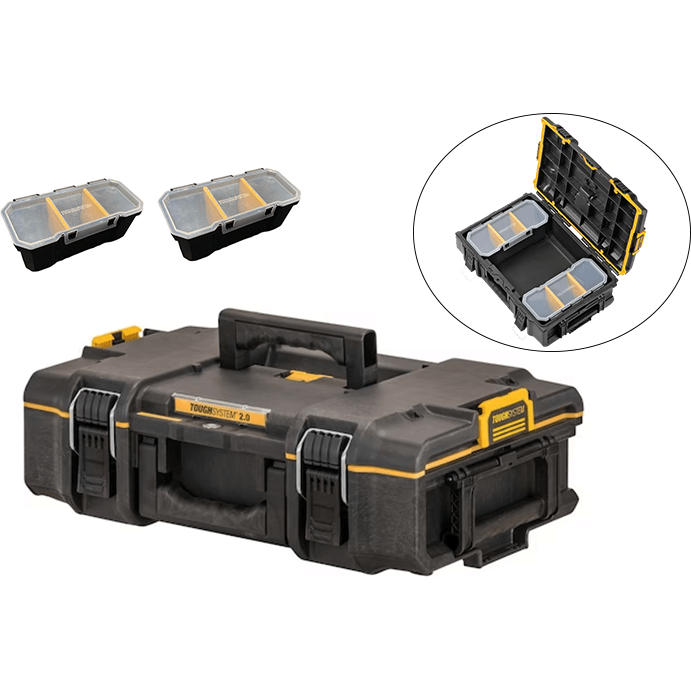 Dewalt DWST83293-1 Tool Box (Shallow) [DS166] {ToughSystem2} - KHM Megatools Corp.