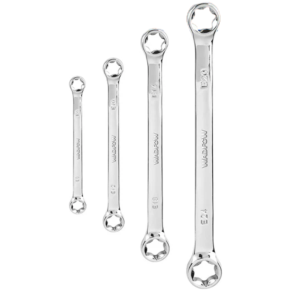 Wadfow WFR2404 Star Box End Wrench Set 4Pcs | Wadfow by KHM Megatools Corp.