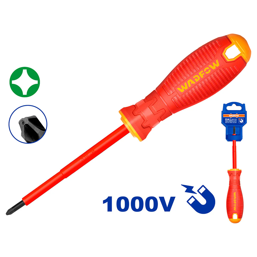 Wadfow WSD7203 Insulated Screwdriver PH0 | Wadfow by KHM Megatools Corp.