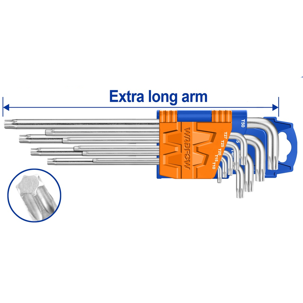 Wadfow WHK3292 Torx Key (Extra Long Arm) | Wadfow by KHM Megatools Corp.