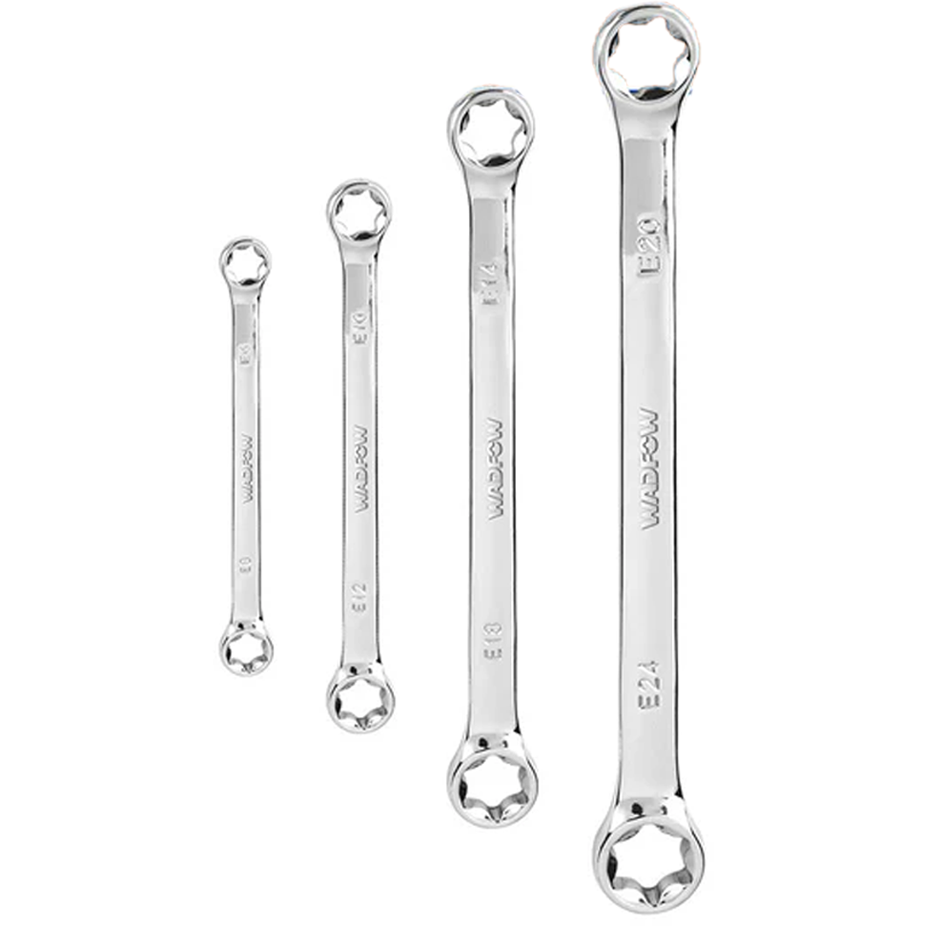 Wadfow WFR2404 Star Box End Wrench Set 4Pcs | Wadfow by KHM Megatools Corp.