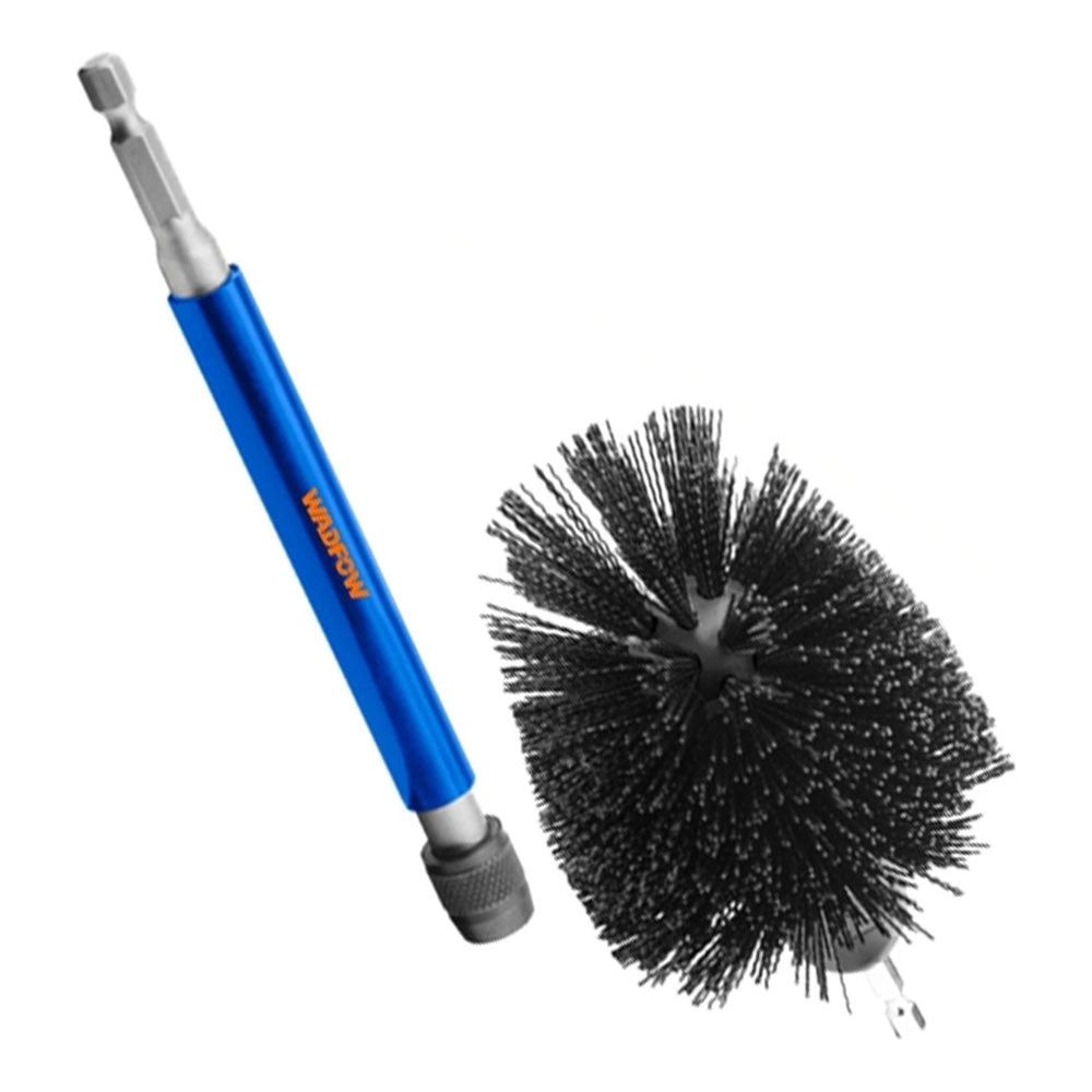 Wadfow WND3401 Abrasive Bristle Brush With Extension