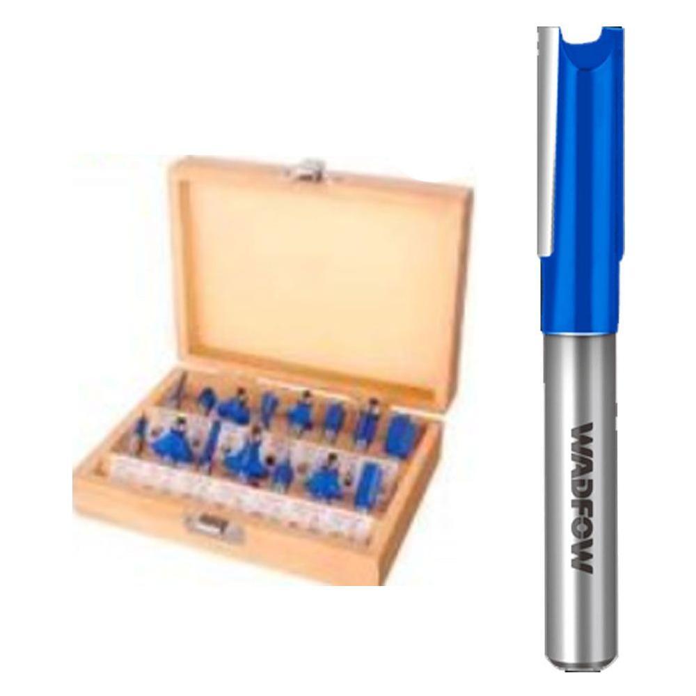 Wadfow UWRG5P41 Router Bits Set 15Pcs 1/4