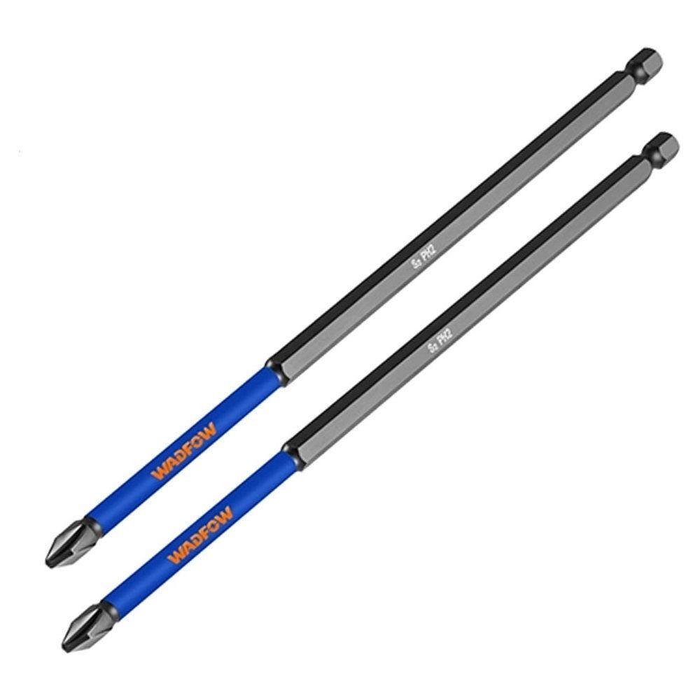 Wadfow WSV6K66 Impact Screwdriver Bits PH2x250MM 2Pcs | Wadfow by KHM Megatools Corp.