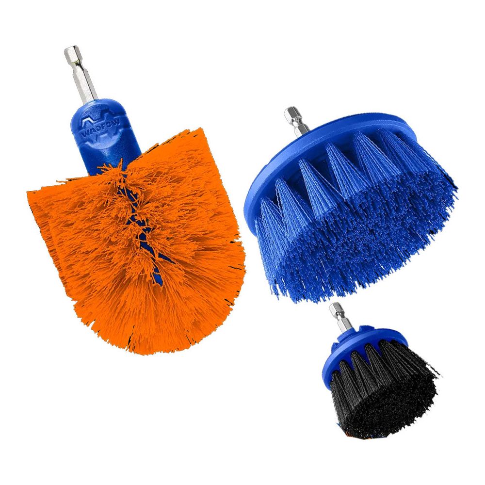 Wadfow WND5401 Multi-Purpose Brush Set 3Pcs