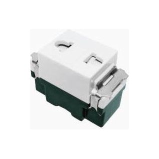 Omni WEU-202 Universal Outlet with Shutter 10A 250V (Flush Type) | Omni by KHM Megatools Corp.