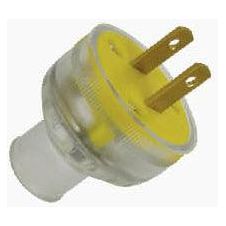 Omni WHR-102 Heavy Duty Rubber Plug 10A 25V (Transparent) | Omni by KHM Megatools Corp.