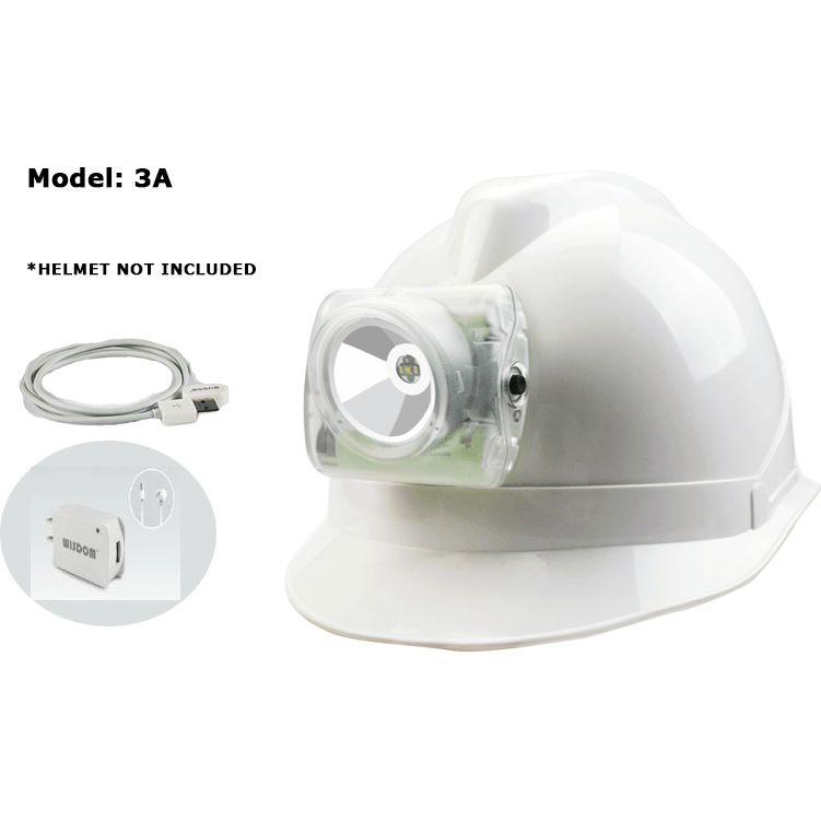 Wisdom Lamp 3A Miner's LED Cap Cordless Mining Lamp / Head Light 3A (with USB Charger Adapter) - KHM Megatools Corp.