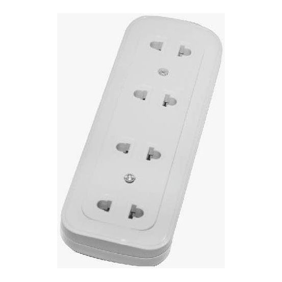 Omni WSO-004 Surface 4-Gang Convenience Outlet 10A 250V | Omni by KHM Megatools Corp.