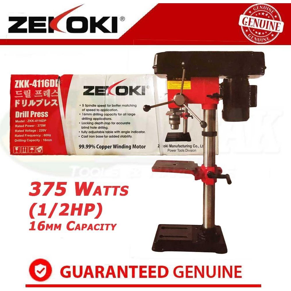 Zekoki ZKK-4116DP Drill Press - Goldpeak Tools PH Zekoki