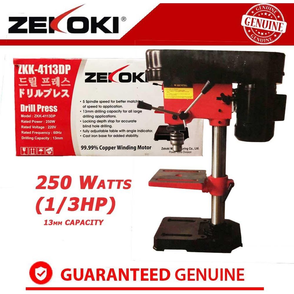 Zekoki ZKK-4113DP Bench Drill Press - Goldpeak Tools PH Zekoki