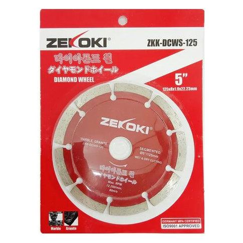 Zekoki ZKK-DCWS-125 Diamond Cut Off Wheel 5