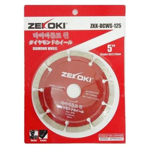 Zekoki ZKK-DCWS-125 Diamond Cut Off Wheel 5