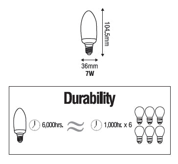 Omni E27 Torpedo Bulb Light | Omni by KHM Megatools Corp.