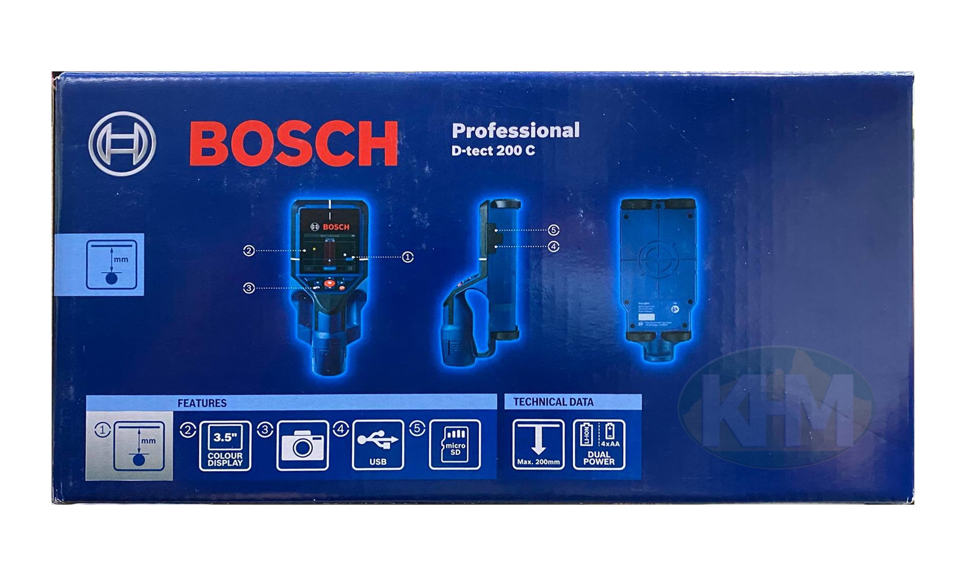 Bosch D-tect 200 C Wall scanner / Floor Scanner